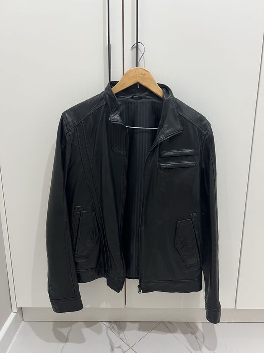 Куртка кожаная размер S