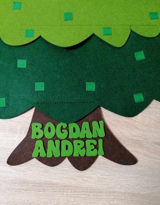 Brad din fertru personalizat