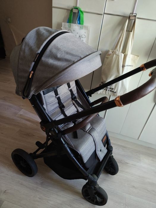 Коляска прогулочная Ining baby 6519 PRO, серый