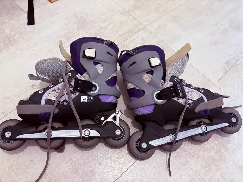 Patine cu rotile Oxelo dama Marime reglabile 37-40