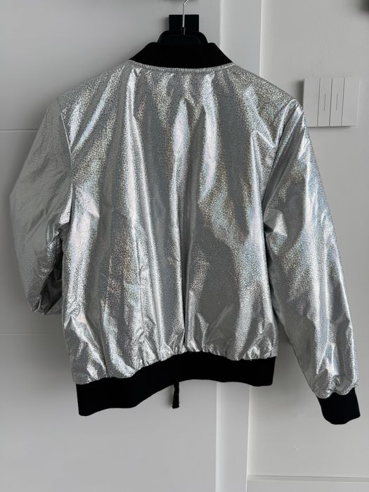 Geaca bomber metalizata