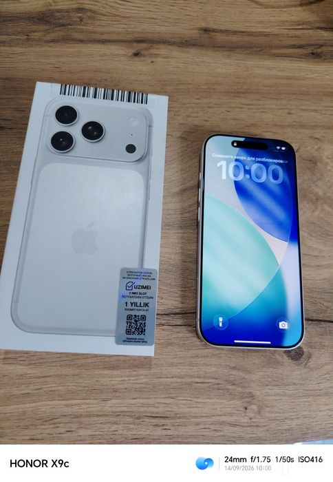 Iphone 17 pro 12/ 256 GB Sim+esim Silver