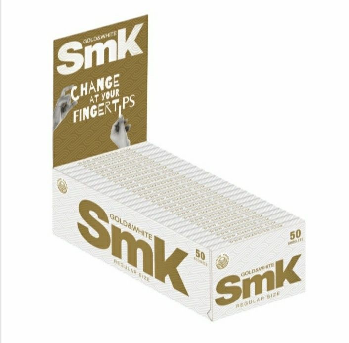 Set 50 pachete Foita regular Smoking/SMK ptr rulat