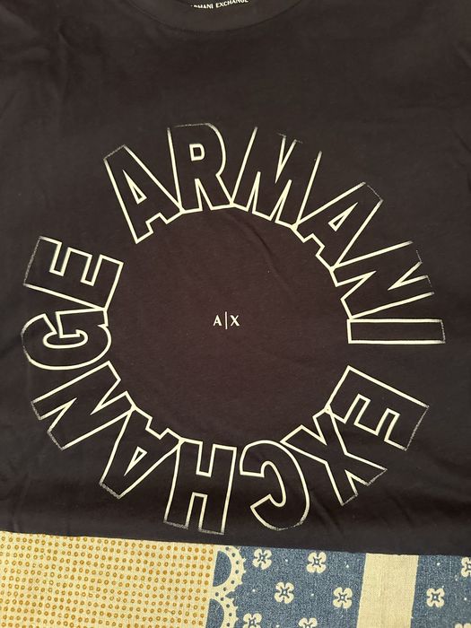 Tricou subtire din colecția Armani Exchange original
