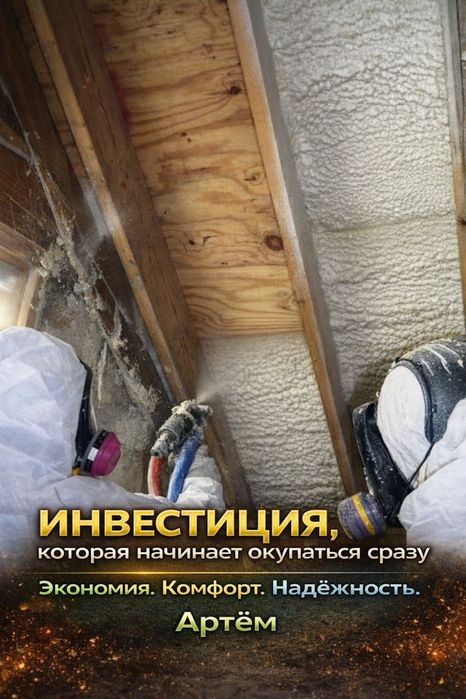 Утеплением сданий домов пенополиуретаном базальтом