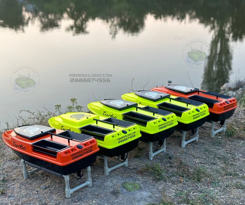 Бърза лодка за захранка TURBO с 3 години гаранция