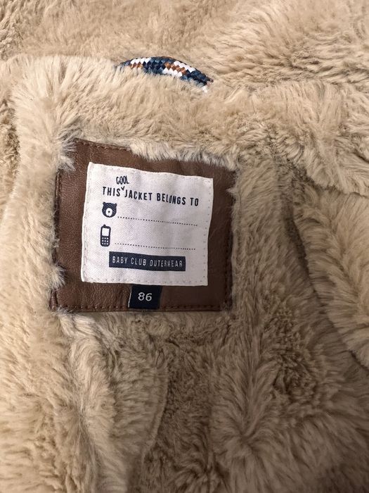Vand geaca piele imblanita marime 86 C&A