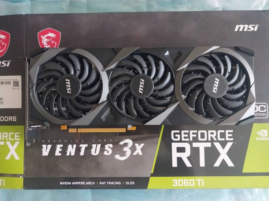 Продам игровую видеокарту RTX 3060 ti 256bit 8gb, в идеал состоянии