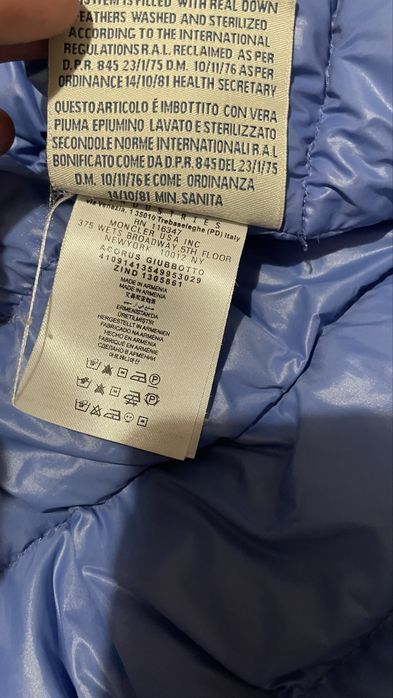 Moncler acorus giubbotto