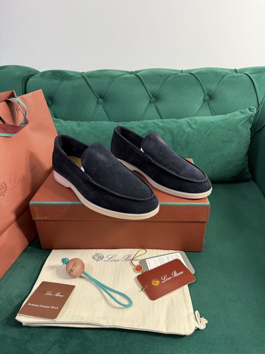 Mocasini Loro Piana piele naturala 100% Full Box colectie noua