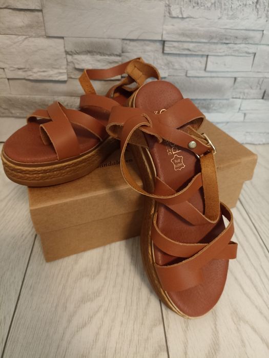 Sandale piele naturală