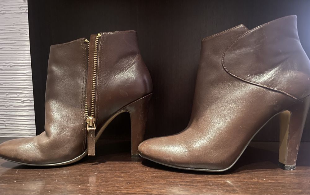 Ботинки женские коричневые