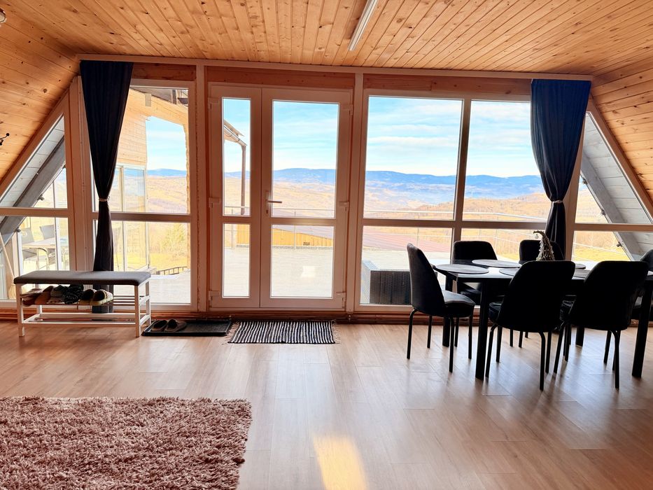 Cabana A frame / minipiscina inchisa