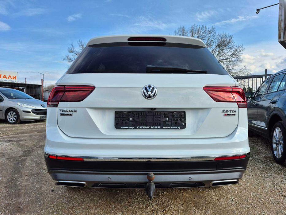 VW Tiguan Allspace 2.0 TDI 4x4 ,Virtual ,Distronic , Keyless DSG 150 к.с 2018 реални километри