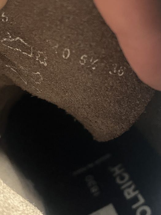 Ghete Woolrich, 'heavy-duty', piele naturală, maro