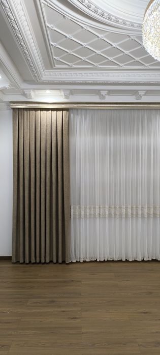 Парда Карниз багет плисе жалюзи Установка