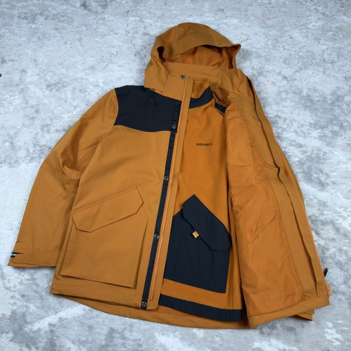 MERRELL 2в1 ветровка + флис куртка arcteryx thenorthface salomon