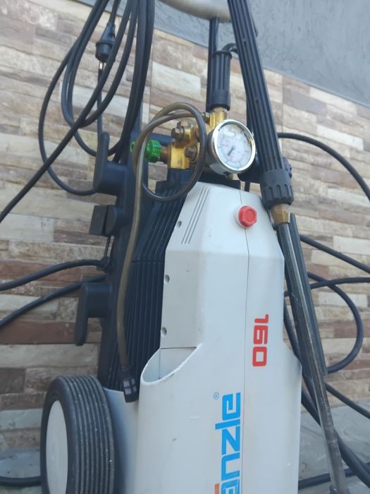 Водоструйка, Kranzle Profi 160bar 220v Керамика Супер Силна  Отпушвате на Канали дълъг маркуч