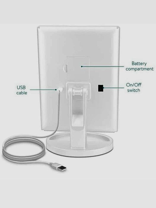 Преносимо LED огледало с осветление