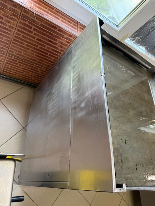 Plită grill Horeca profesională Modular pe gaz (Fry Top), 2 zone de gătire