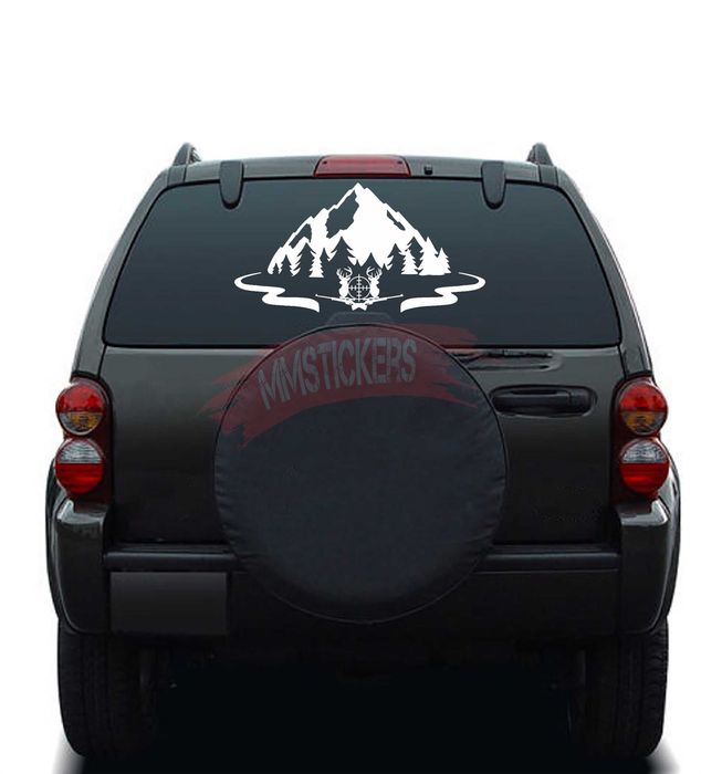 Планински Лов Автомобилен Стикер BG66536-1-1