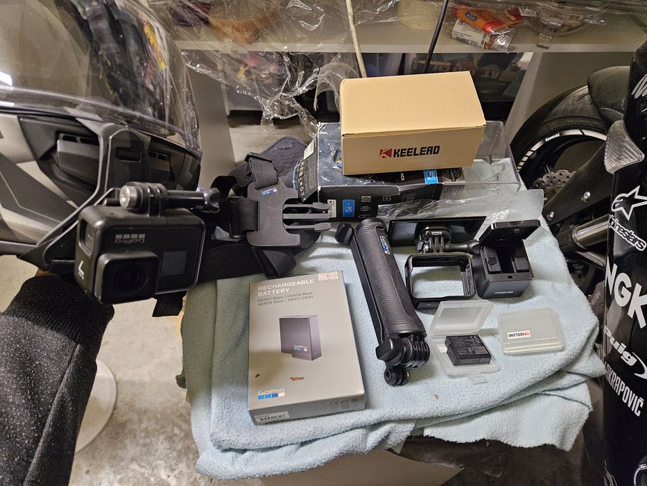 GoPro Hero 7 Black мото/вело комбинация с много аксесоари