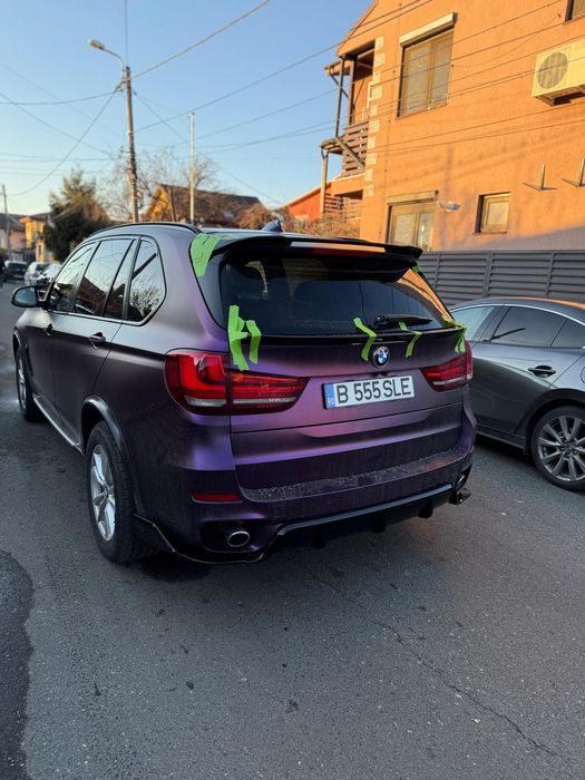 Difuzor Evacuare Tobe BMW F15 X5 cu nervuri Negru lucios