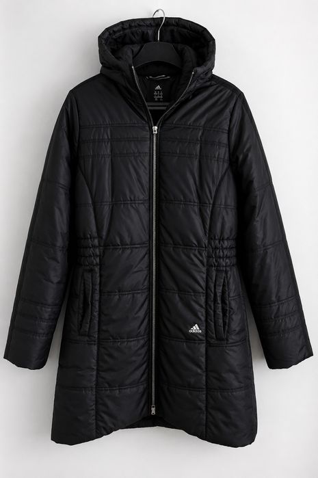 Оригинално дамско яке Adidas – черно, размер M/L