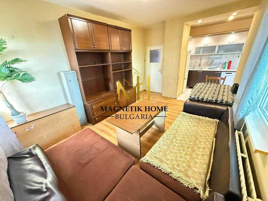 Приветлив двустаен апартамент с ПАРНО и ТОПЛА ВОДА  в ж.к. Изгрев