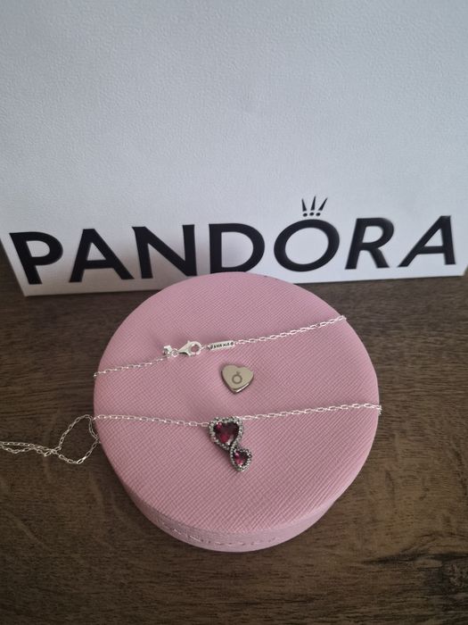 Сребърни колиета PANDORA/ПАНДОРА s925 ale + кутия