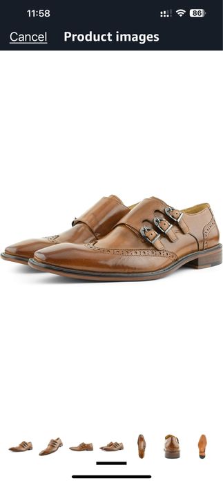 Мужские туфли монки Asher Green