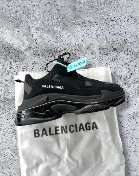 ULTIMELE PERECHI!! Adidasi / Sneakers Balenciaga Triple S Negru Marimi 36-44 Unisex