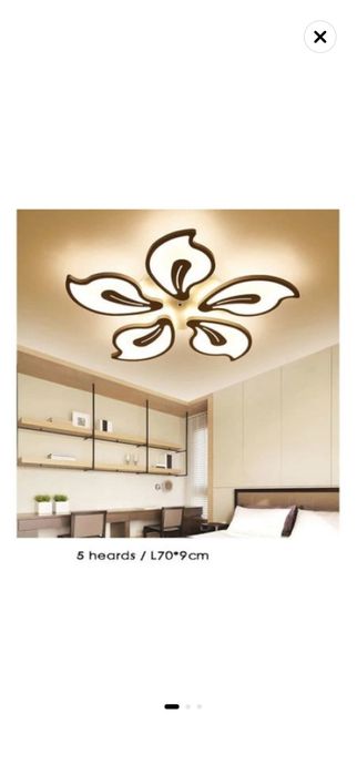 Lustra led,culoare alb, lumina calda,rece,neutra