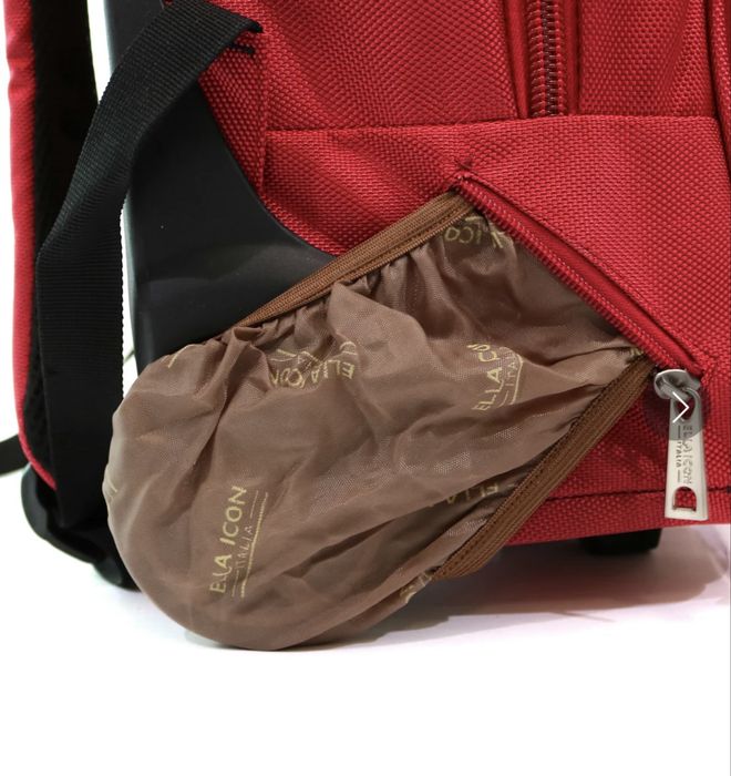 Ghiozdan tip troller Ella Icon - Rosu