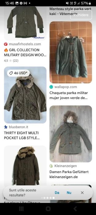 Geaca iarna H&M dama , stare foarte buna , marime 44 , OFERTA !!