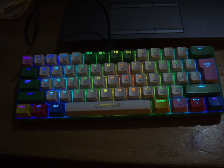 Tastatura RGB Cepter Khan Shadow Mechanical Mini Keyboard 1222985 noua