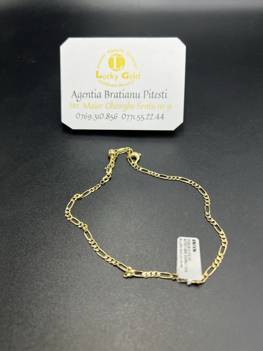 Bratara picior aur 14k 4.17 gr lungime 28 cm cod 22804