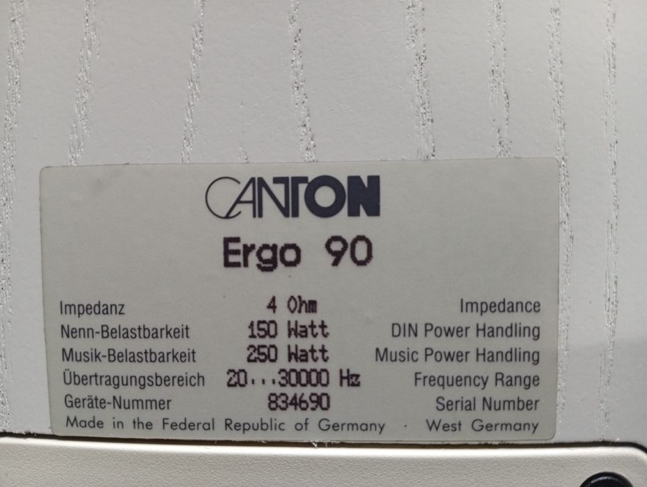 Тонколони Canton Ergo-90