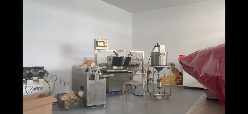 Utilaj PROFESIONAL conuri înghețată artizanale + compresor | AFACERE LA CHEIE