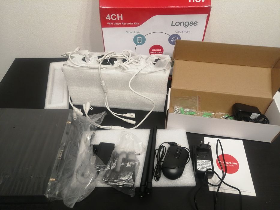Wi-Fi Cams Kit Longse комплект видеонаблюдение NVR+4CHBullet IP камери