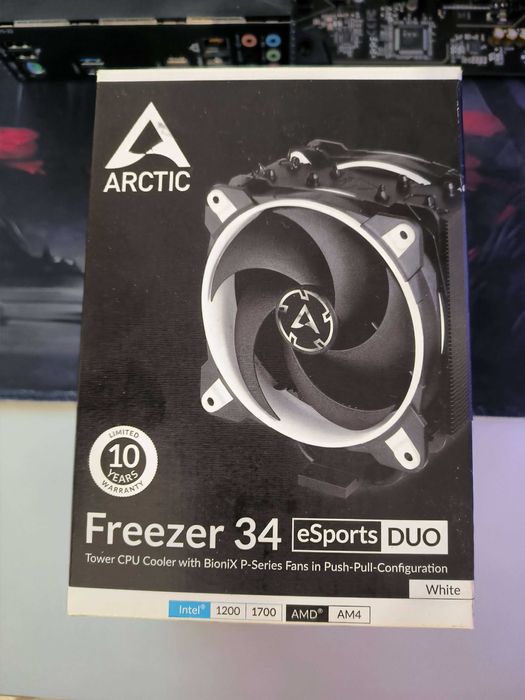 GIGABYTE Z490 GAMING X + Intel i5-10400F + Artic Freezer 34 охлаждане