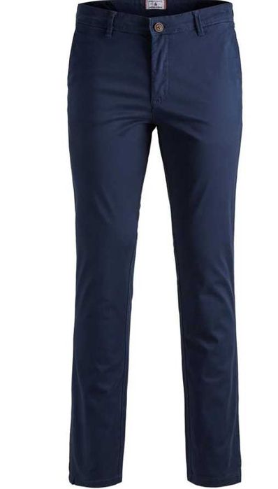 Jack & Jones Pantaloni chino Marco 12150148 Bleumarin Slim Fit W30 L32
