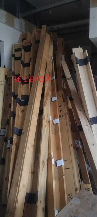 Дървен материал нови каси опаковъчни