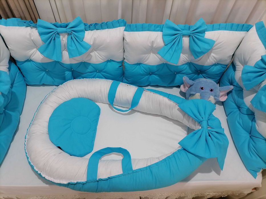 Babynest reversibil și protecții laterale