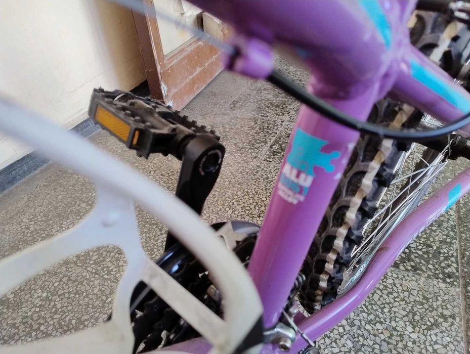 Детски велосипед CROSS Speedster 24" - алуминиев (лилав)