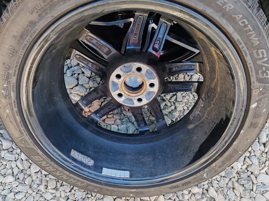 Jante aliaj 17” 5x100 + cauciucuri iarnă Nankang 215/45 R17