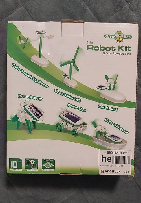 Робот сглобяем със соларна батерия
