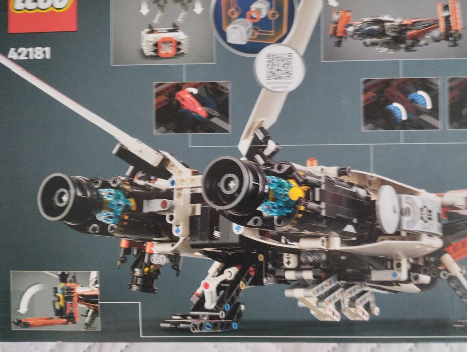 Нови-LEGO Technic-42181-космически кораб, City-60312, Marvel-76245