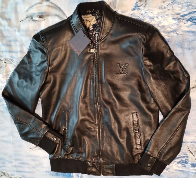 Мъжко Кожено Яке-LOUIS VUITTON.