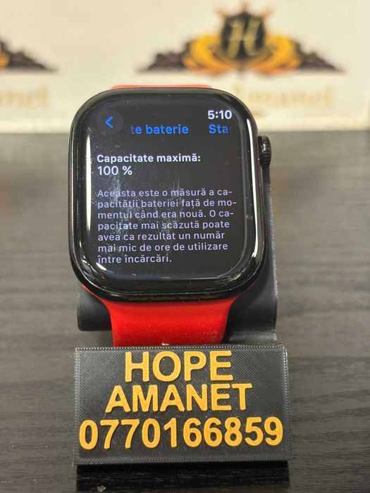 Hope Amanet P10/APPLE WATCH SERIA 10 GPS + CELULAR Baterie 100%